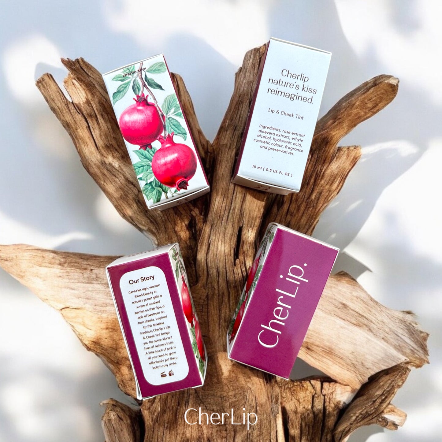 burgundy- Lip & Cheek Tint